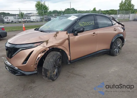 2023 Nissan Ariya Platinum+ из США, поврежденный, VIN JN1DF0CD8PM705830